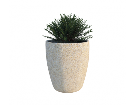Вазон пенобетонный круглый (Sandstone small)